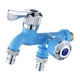 thumbnail image 4 of Grifo de Agua BLESIY para lavadora y fregadero de cocina de Doble salida Universal Azul, 4 of 8