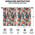 thumbnail image 2 of Blackout Kids Curtains,Pioneer Flower Floral Print Pattern Childrens Insulated Curtains Set Of 2,Bedroom Essentials,Toddler Room Decor 42"x54", 2 of 5