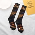 thumbnail image 5 of Knee High Socks for Men and Women, Halloween Kitchen Crow Althletic Compression Socks, Support Long Tube Socks for Outdoor Sport, Calf Socks, High Stockings for Women Men, 5 of 7