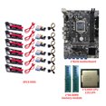 thumbnail image 4 of Bearachild Placa base de ordenador USB DDR4 2133/2400 MHz placa de minería 3 en 1 puerto de Audio compatible con placa de circuito accesorio de PC de Cables de computadora Tipo 4, 4 of 6