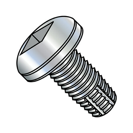 

1/4-20X1/2 Square Recess Pan Thread Cutting Screw Type F Fully Threaded Zinc (Pack Qty 2 000) BC-1408FQP