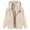 Beige, variant on Pxxlle Womens Sherpa Lined Hoodies Zip Up Winter Jackets with Hood Plus Size Long Sleeve Hooded Sweatshirts with Pockets Navy M