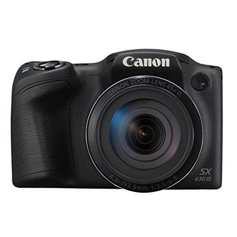 Canon PowerShot SX430 IS 20 MP Digital Camera (Black