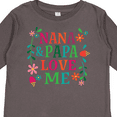 thumbnail image 4 of Inktastic Nana and Papa Love Me Girls Long Sleeve Toddler T-Shirt, 4 of 5