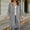 Gray, variant on Women's Zip‑Up Hooded Cardigan Drawstring Hood Long Sleeve Loose Straight Hoodie Jacket With Pockets White 2XL