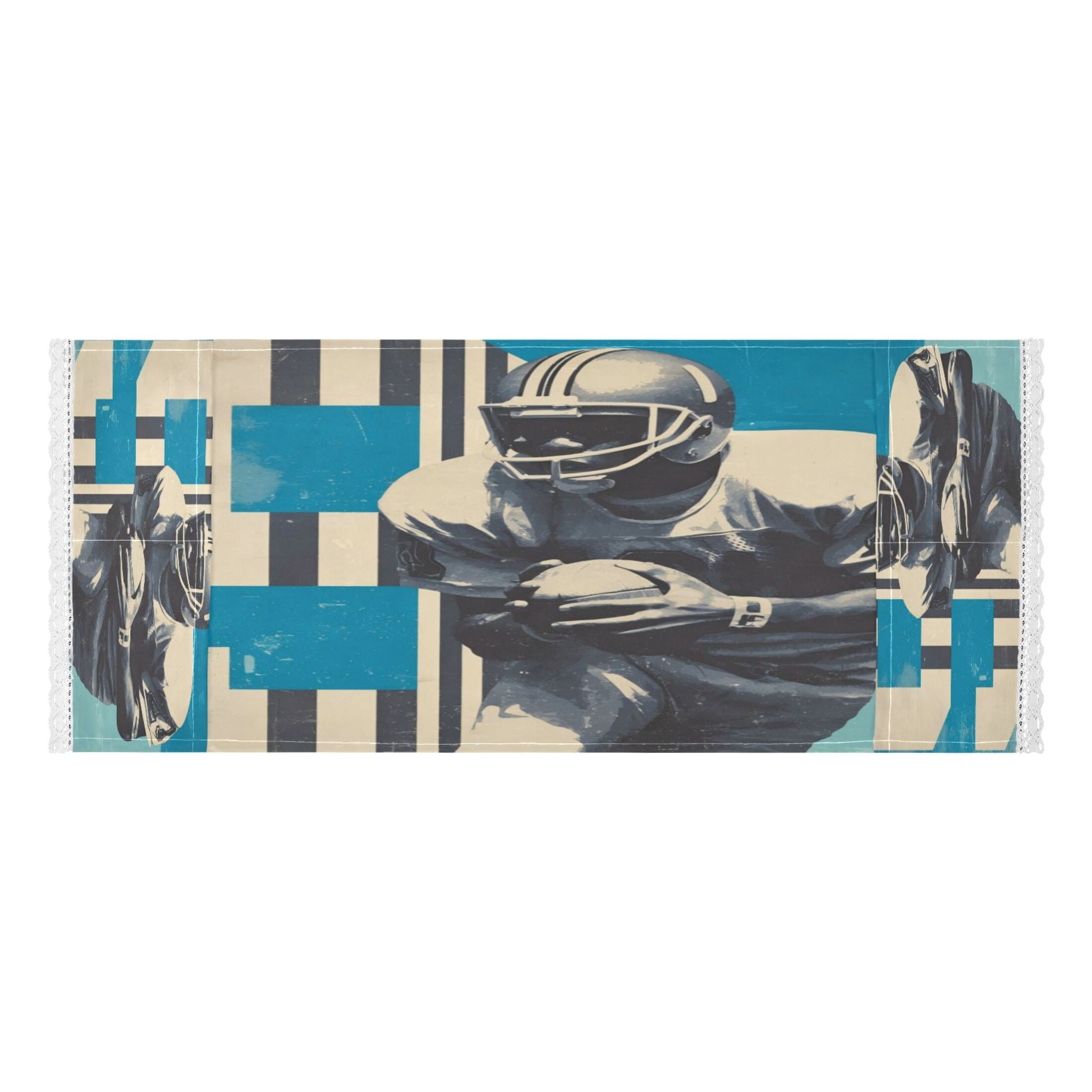 Wobogo No. 9 Football Player Washing Machine Cover Dustproof Washer Dryer Cover Waterproof Laundry Room Decorative Protector
