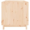 thumbnail image 6 of vidaXL Dog House Natural Wood Solid Pine Wood Medium Durable Dog House, 6 of 7