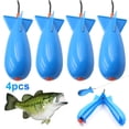 thumbnail image 1 of DQrwqpou Alimentador Cohetes Pesca Carpa 3 Tamaños Bomba Señuelos Cebos Soporte para Aparejos (azul L), 1 of 7