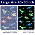 thumbnail image 3 of Manta de dinosaurio que brilla en la oscuridad para niños - OHOIT, 3 of 6