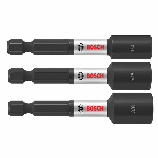 Set Nutsetters Bosch ITNS2492 Impact Tough de 65 mm, 3 piezas