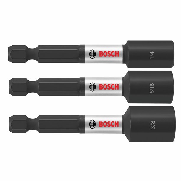 Set Nutsetters Bosch ITNS2492 Impact Tough de 65 mm, 3 piezas