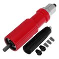 thumbnail image 3 of EeaseCA Machine Électrique à Rivets et Écrous Outil de Rivetage Sans Fil Adaptateur de Perceuse à Rivetage Rouge, 3 of 8
