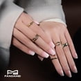thumbnail image 2 of Press on Nails Fandamei, 24 colores, 576 unidades, cortas, cuadradas, mate, 2 of 7