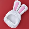 thumbnail image 3 of Ympkerial Pet Rabbit Ear Headband for Small Dogs Cats Adjustable Soft Plush Bunny Hat Costume Cute Floppy Ears Puppy Kitten Easter Holiday Party Headwear Winter Warm Pet Accessories, 3 of 7
