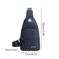 thumbnail image 4 of Xihbxyly Bolsa Deportiva de Pecho, Diseño Elegante y Luminoso, Amplios Compartimentos Multibolsillos, Material Resistente Al Agua, Versátil para Aventuras Al Aire Libre, Viajes y Uso Diario, Tamaño 2, 4 of 7