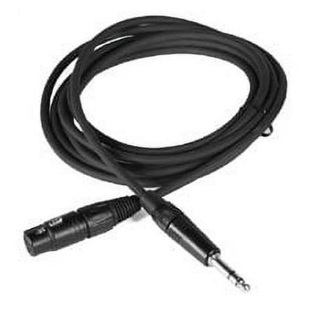 Peavey Black High Quality 10 Foot TRS TO FEMALE XLR CABLE W/ Neutrik 381070 New
