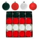 thumbnail image 4 of Bolas decorativas navideñas, 16 bolas navideñas de terciopelo, bolas flocadas para árbol de Navidad, bolas de plástico, adornos colgantes decorativos de Navidad, decoración para árbol de Navidad de 2,, 4 of 6