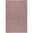 thumbnail image 2 of Addison Rugs Dream Shag Premium Machine Washable Transitional Modern Squares Red Rectangle Rug, 8' x 10', 2 of 8