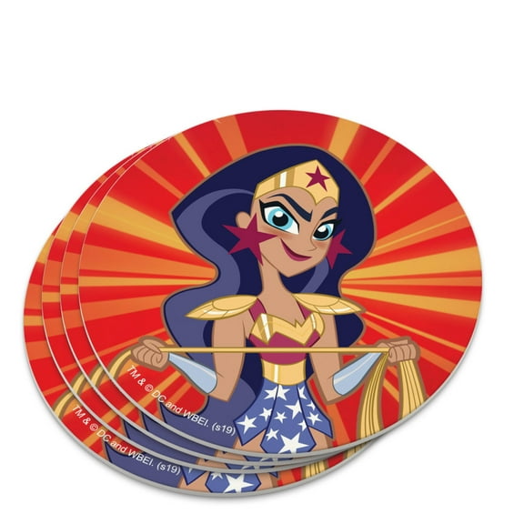 DC Super Hero Girls Wonder Woman Novelty Coaster Set