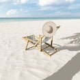 thumbnail image 3 of Society6 Pantone Purple Blue Mandala by Sheila Wenzel-Ganny Sling Chair, 3 of 3
