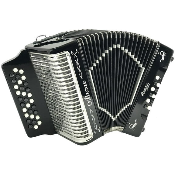Alacran Accordion AL3112 Black with Case FBE