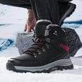 thumbnail image 5 of Xmyrz Waterproof Snow Boots For Men Classic Lightweight Skin-Friendly Mid Claf Outdoor Wide Calf Boots Winter Boots Mens Shoes, 5 of 8