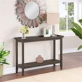 thumbnail image 1 of Convenience Concepts Ledgewood Console Table with Shelf in Gray Wood Finish, 1 of 6