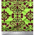 thumbnail image 1 of Soimoi Modal Satin Fabric Moroccan Damask Print Fabric by Yard 42 Inch Wide, 1 of 3