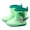 C128/Green, variant on XIYON Toddler Rain Boots Kids Rain Boots Non- Lightweight Short Ankle Boots For Boys Girls Toddler Outdoor Play Daily Wear 8-9 Years