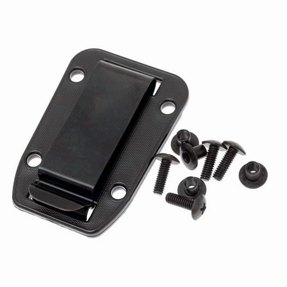 Esee Knives ESE-CAN-CLIP-BLK 2019 Clip Plate for Candiru Molded Sheath - Black