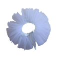 thumbnail image 5 of Women Tulle Ruffle Collar Halloween Costume Accessory Shawl Lapel Detachable White, 5 of 5