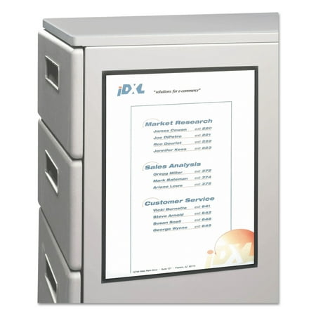 C-Line Magnetic Cubicle Keepers Display Holders, 9 13/64 x 11 11/16, Clear, (Best Office Cubicle Design)