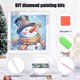 thumbnail image 4 of Kit Con Forma Especial Parcial 5D DIY Muñeco Nieve Invierno 30x30cm, 4 of 9