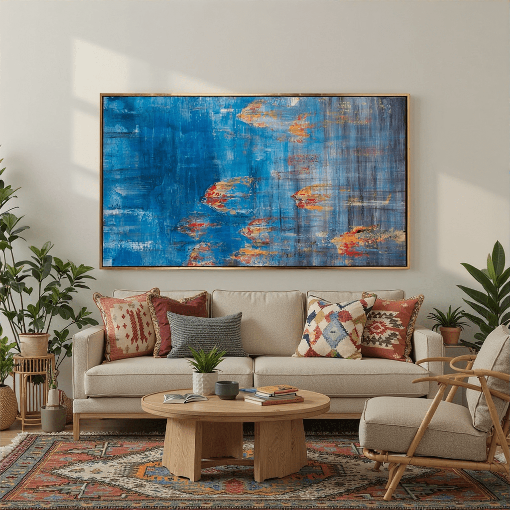 Caribbean Sea #2 Hand Painted Original Art
