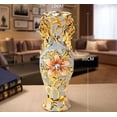 thumbnail image 1 of Vase Victorien Plaqué Or, 1 of 2
