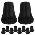 thumbnail image 5 of Zcyifa cane tip 10pcs Replacement Rubber Cane Tips Hiking Pole Feet for Canes Hiking Pole Crutch Walking Sticks Walkers Outdoor Activities Black, 5 of 11