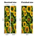 thumbnail image 2 of Self Adhesive Vinyl Refrigerator Wrap Set Sunflowers summer seamless Door Mural Removable Fridge Sticker Peel and Stick&nbsp;Full Door Cover Decal Kitchen Bar Decor, 2 of 6