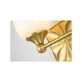 thumbnail image 2 of Lucas McKearn Epsilon 2-light Metal Bath Vanity Light in Aged Brass, 2 of 4