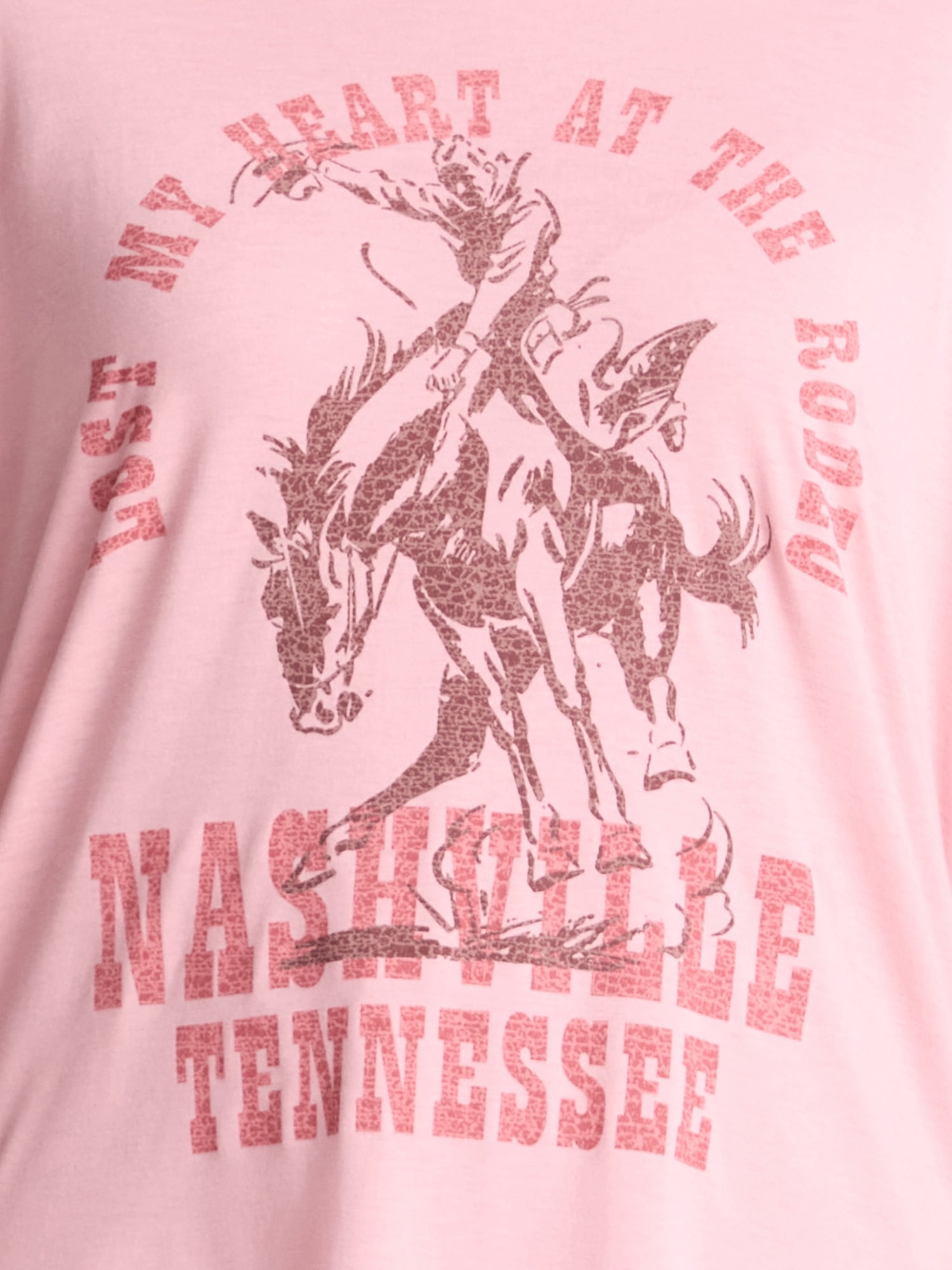 Terra & Sky Women's Plus Size Nashville Graphic Tee, Sizes 0X-4X