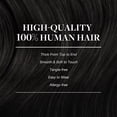 thumbnail image 5 of Extensiones de cabello con clip, cabello humano real, extensiones de cabello humano Remy con clip para mujeres, cabello, 5 of 5