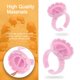 thumbnail image 5 of Anillo Adhesivo para Extensiones de Pestañas Beauty Junko 200 Soportes de Pegamento Rosa, 5 of 6