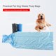 thumbnail image 2 of 15 Unids Pet Dog Poop Bolsas de basura con huella de impresión Diseño de patrón Limpieza Ba Meterk Bolsa de almacenamiento, 2 of 7