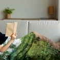 thumbnail image 3 of Forest Soft Flannel Fleece Throw Blanket, Wood Bridge Around Mangrove Forest Thapom Krabi Thailand Natural Landscape, Cozy Plush for Indoor and Outdoor Use, 50" x 60", Pale Brown Green, by Ambesonne, 3 of 5