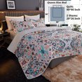 thumbnail image 6 of Bohemian Quilt Set Queen - Microfiber Lightweight Bedspread Set 3-Piece for All Season (1 Quilt, 2 Shams), 6 of 8