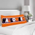 thumbnail image 2 of ABPHOTO Halloween Word Sticker Body Pillow Covers Case Protector 20x60 inch, 2 of 2
