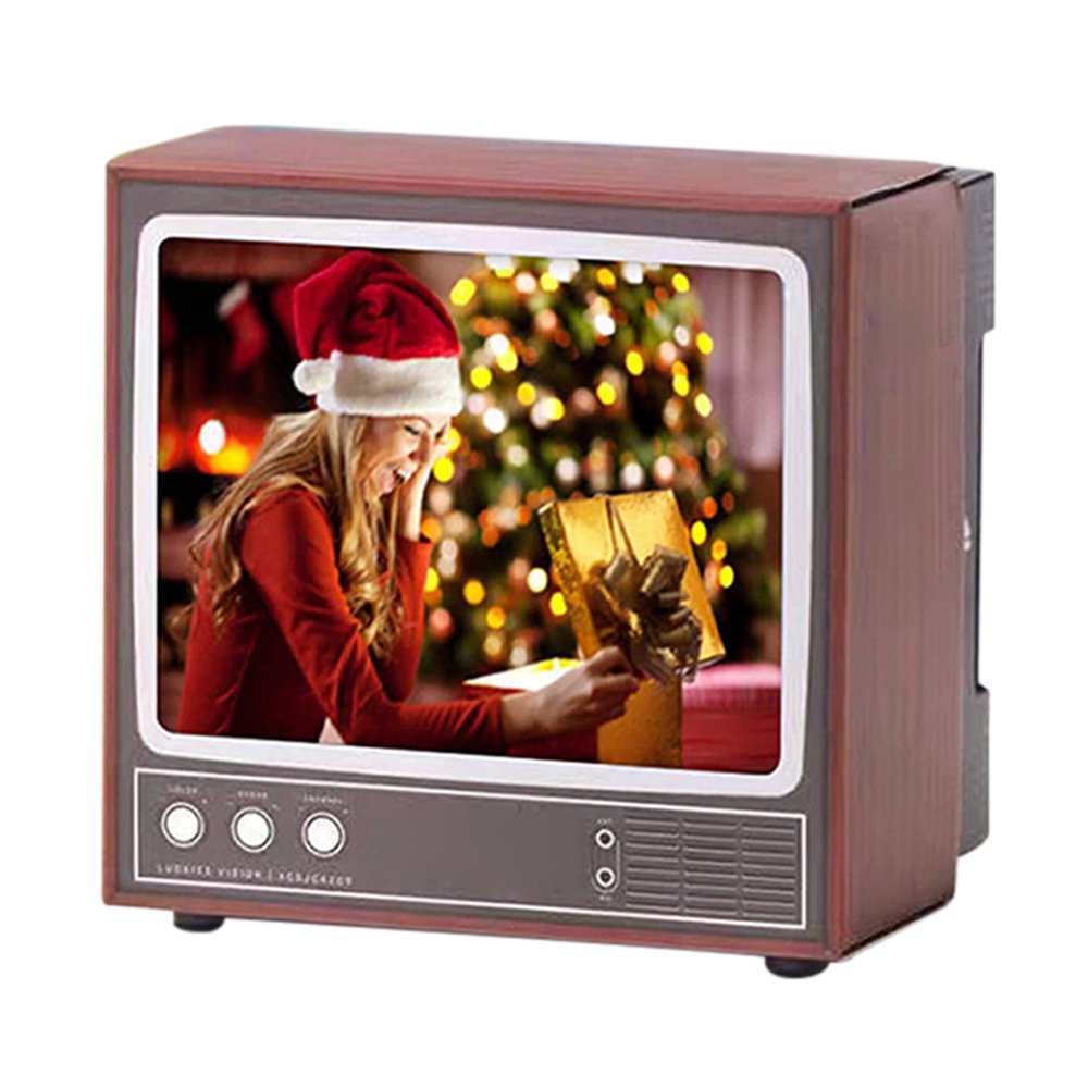 Retro Tv Phone Holder Phone Stand Phone Screen Magnifier Phone Holder