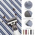 thumbnail image 5 of Hallway Runner Rug 2'x6', Navy Blue Striped Kitchen Runner Rugs Non-Slip Carpet Mats, Farmhouse Striped Geometric Art Bedside Rugs Runners Washable Floor Carpet for Bathroom Laundry Room, 5 of 8