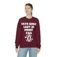 thumbnail image 6 of Days since last 3d print fail, 3D Printer hobbies maker - Unisex Heavy Blend Crewneck Sweatshirt, 6 of 9