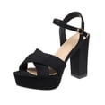 thumbnail image 2 of Zapatos de mujer Moda Color sólido Minimalista Sexy Hollow Out Hasp Clásico Tacón grueso Sandalias de tacón alto Wmkox8yii  hfjk3048, 2 of 9