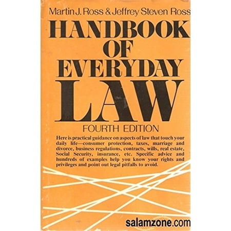 Handbook of Everyday Law, Used [Hardcover]